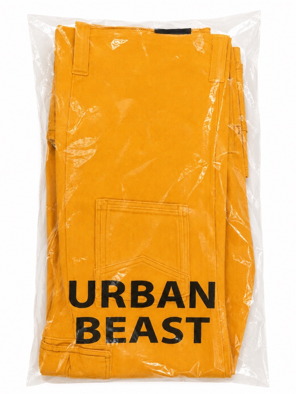 Men’s Stacked/Relaxed Jeans — Bright Yellow